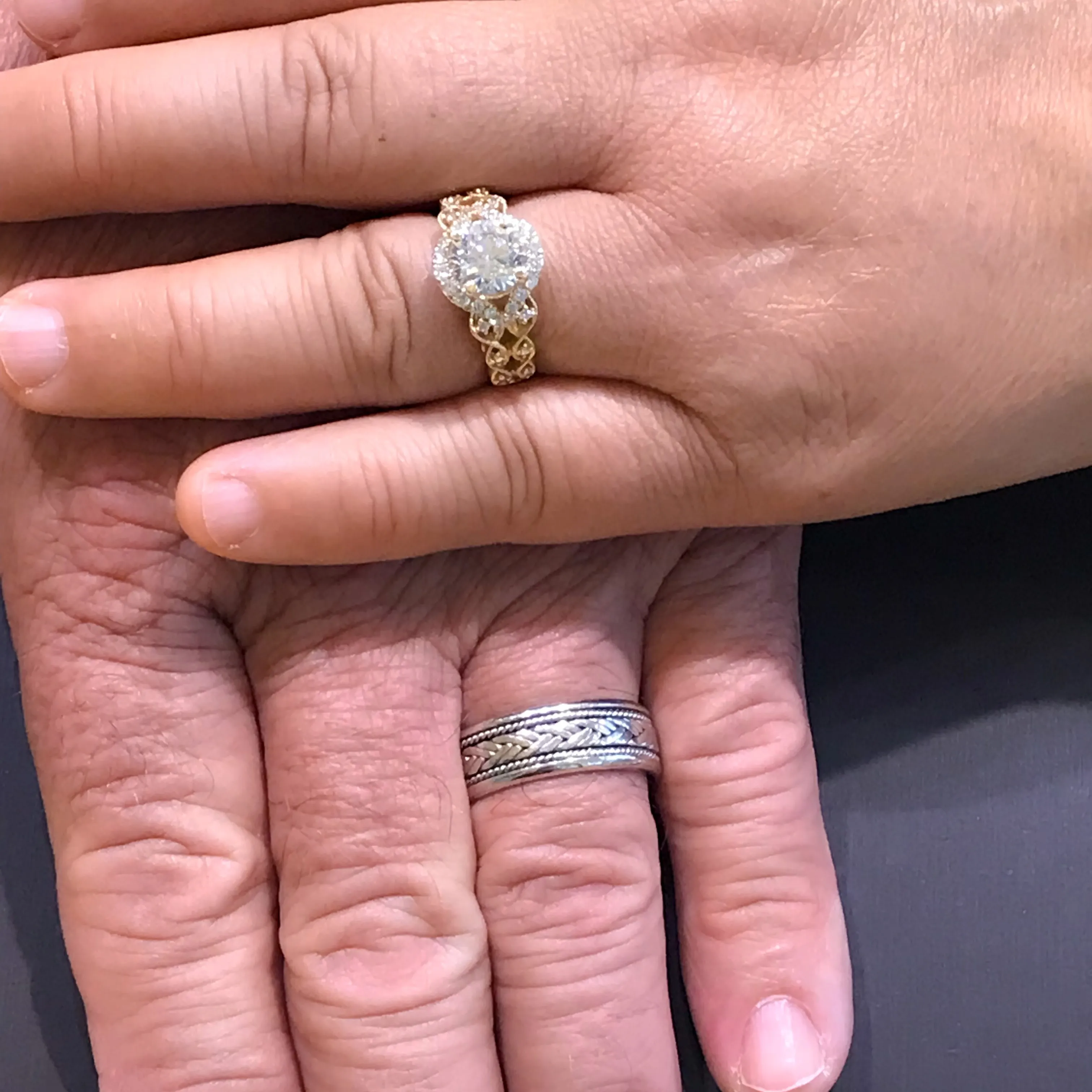 LOVE STORY COUPLE NAME Classic Creations In Diamonds & Gold Venice, FL