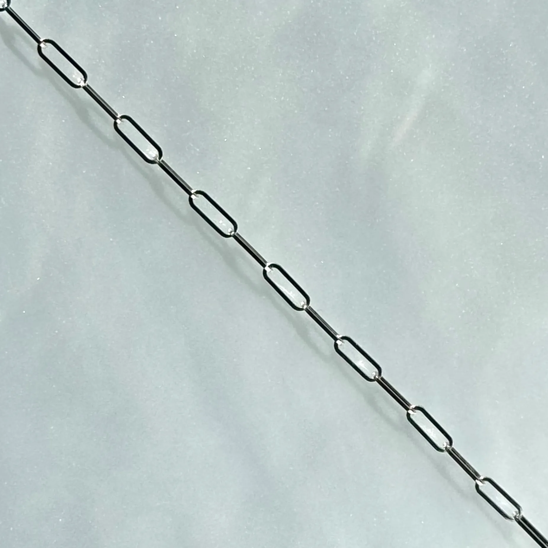  14K WHITE GOLDLITE ROLO CHAIN$45.00 per inch Conti Jewelers Endwell, NY