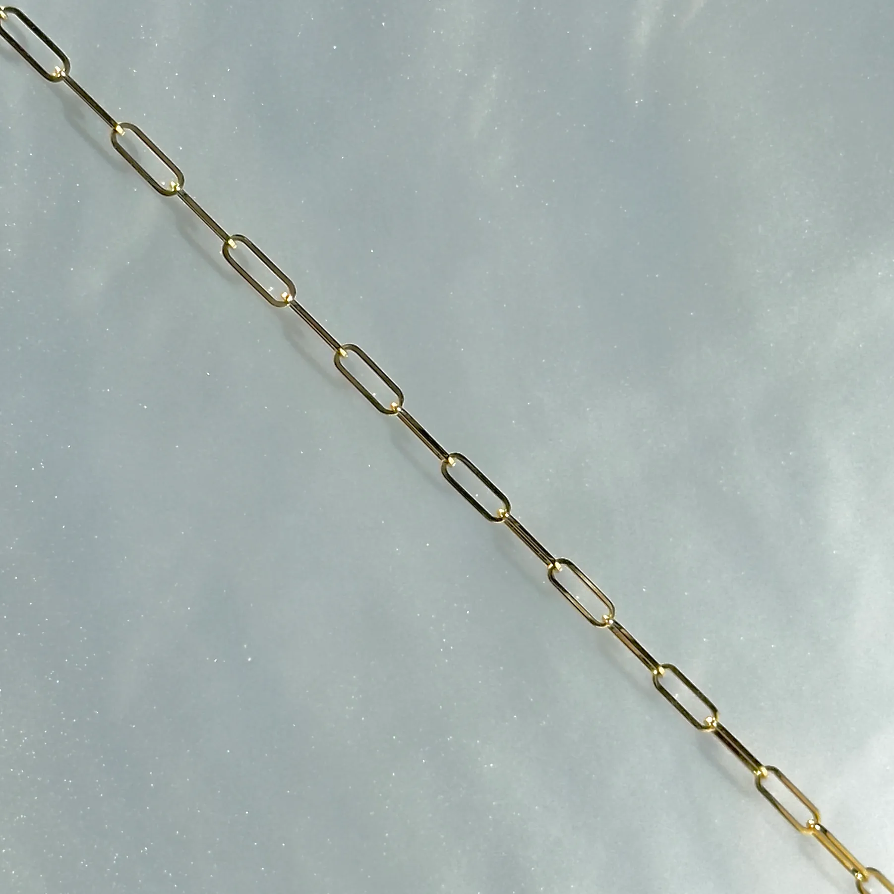  14K YELLOW GOLD PAPERCLIP CHAIN$45.00 per inch Conti Jewelers Endwell, NY