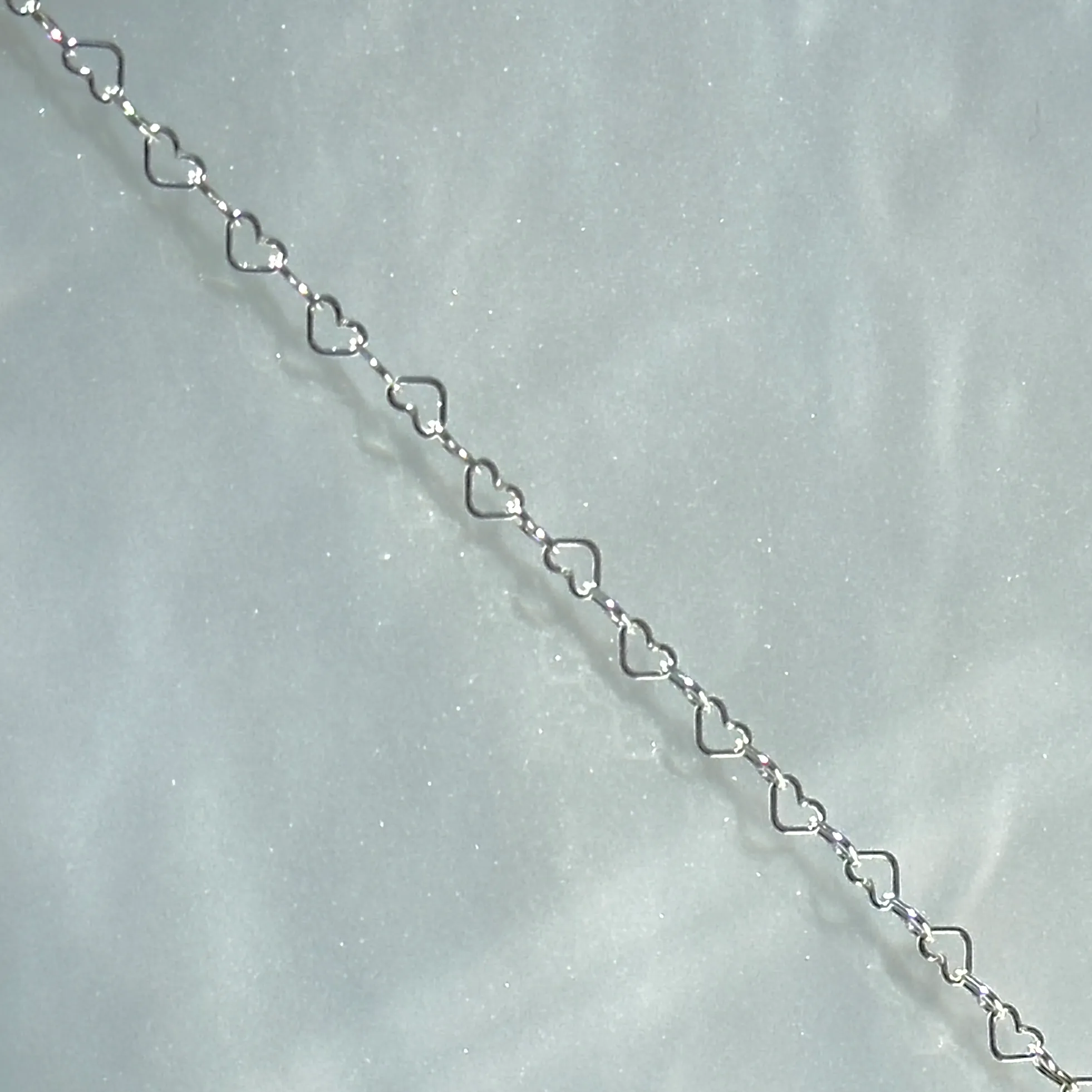  STERLING SILVER HEART LINK CHAIN$5.00 per inch Conti Jewelers Endwell, NY