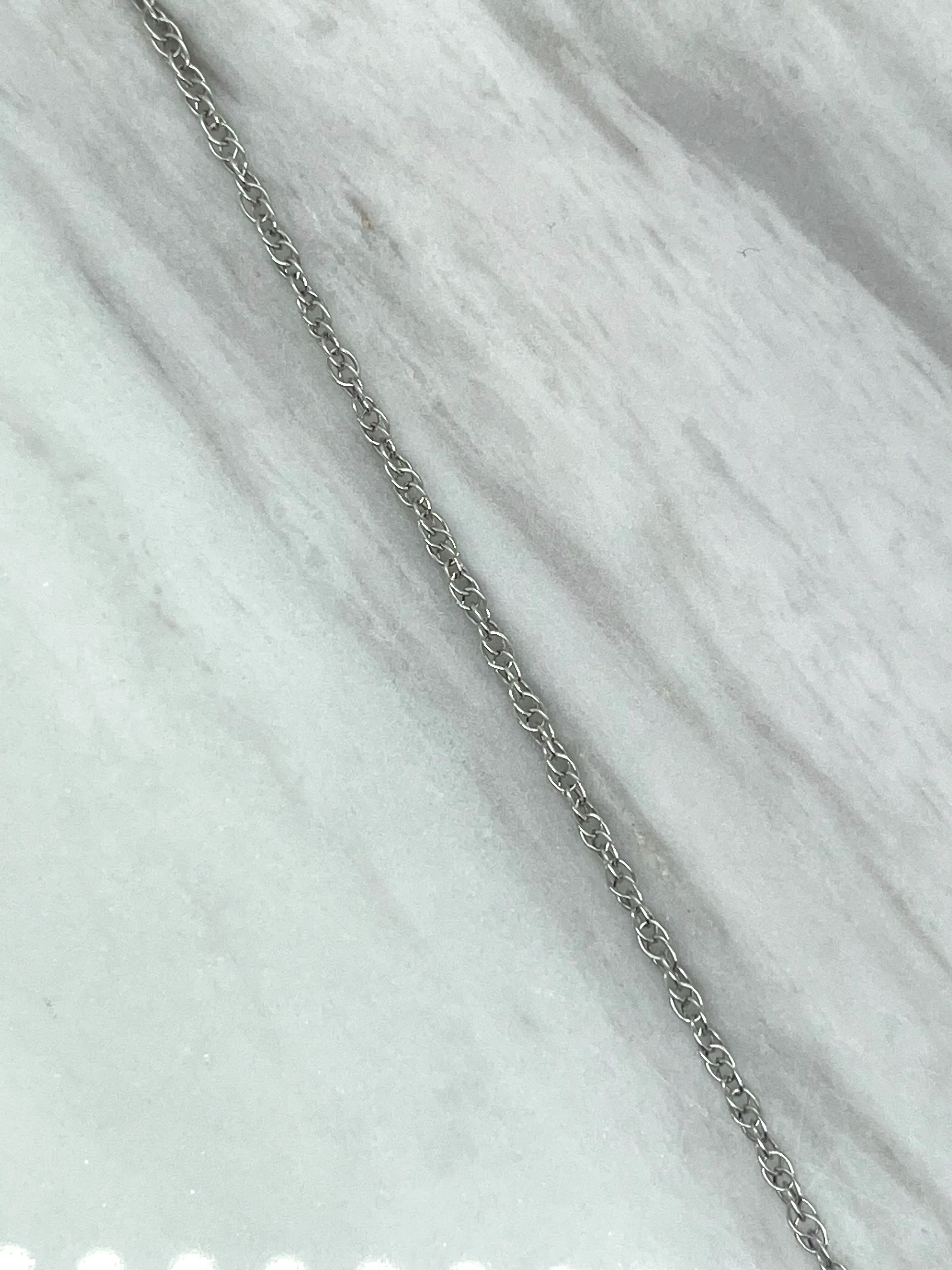  10K WHITE GOLDROPE CHAIN$20.00 per inch Conti Jewelers Endwell, NY