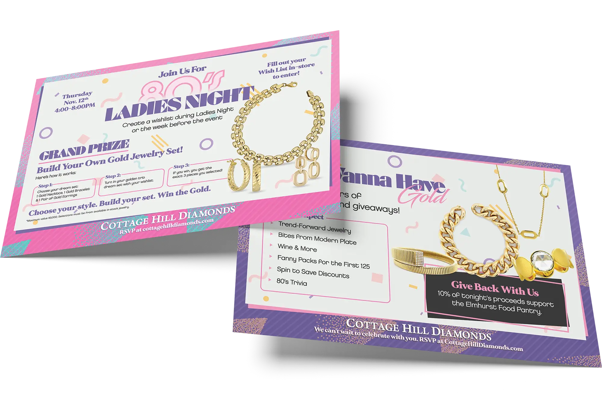 postcard for ladies night