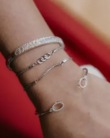 Stylish Lafonn jewelry on a model's hand, click to explore Lafonn collection at Dahlkemper's Jewelry Connection in Erie.