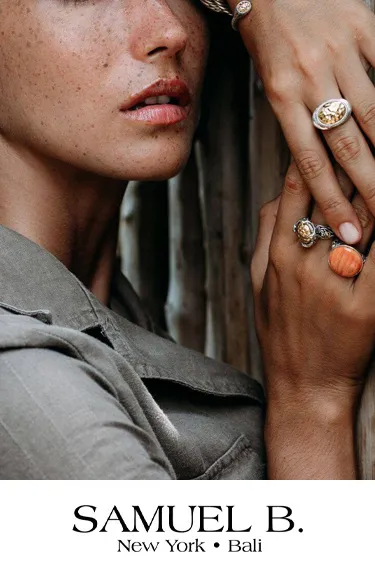 Silver and colored stone rings by Samuel B. Click to explore more at Dahlkemper's Jewelry Connection.