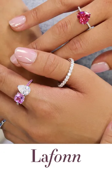 Stylish Lafonn jewelry on a model's hand, click to explore Lafonn collection at Dahlkemper's Jewelry Connection in Erie.