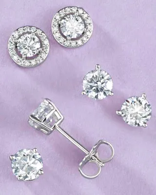 Diamond Stud Earrings at  David Douglas Diamonds & Jewelry in Marietta, GA