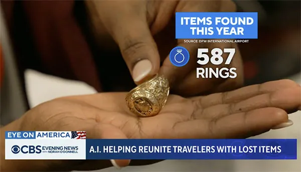 Artificial Intelligence Helps Unite Airline Passengers With Lost Jewelry