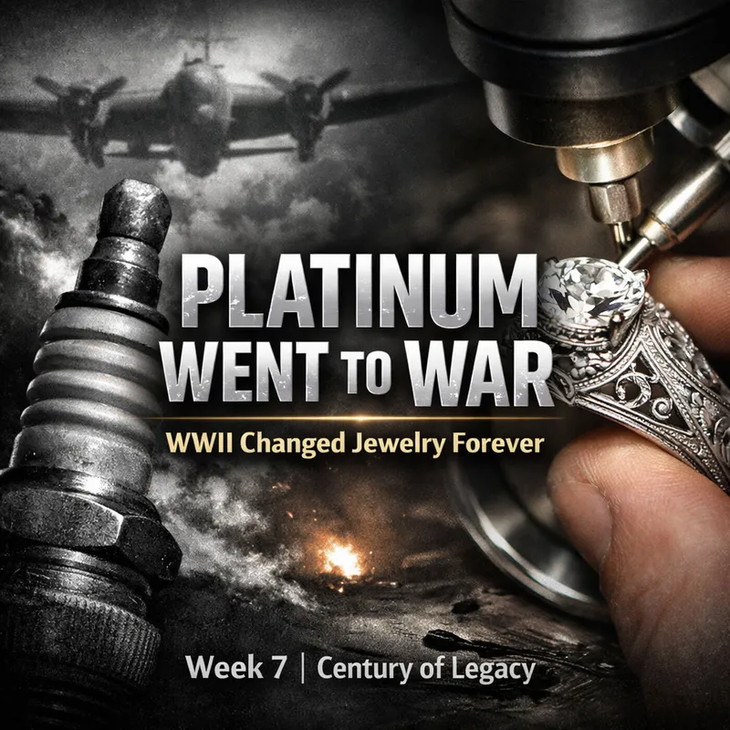 Read article: Why Platinum Was Banned During WWII — And How It Shaped Modern Jewelry