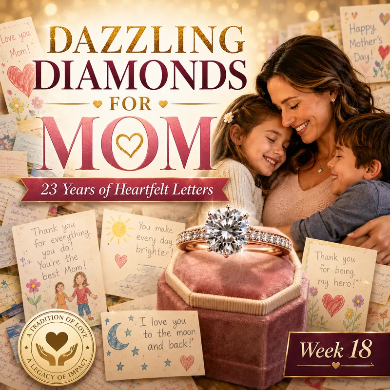Read article: The Letters Behind Dazzling Diamonds for Mom