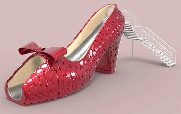 Read Article: Small City Dedicated to Oz's Dorothy Gale Unveils Giant Ruby Slipper Slide
