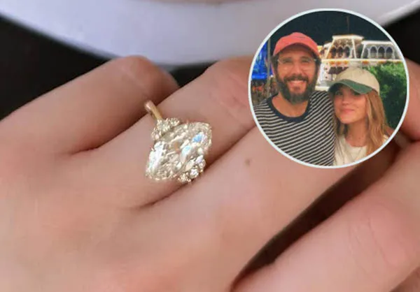 Antique Marquise-Cut Diamond Ring Stars in Josh Groban's Disney Proposal
