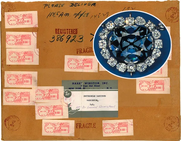 In 1958, Hope Diamond Was Sent From NY to DC Via Registered Mail for $2.44 in Po
