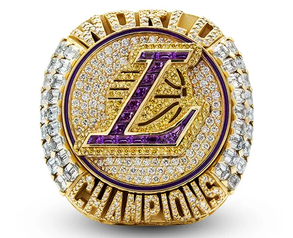 Set With 804 Gems, LA Lakers' Championship Rings Are the Most Elaborate in NBA H