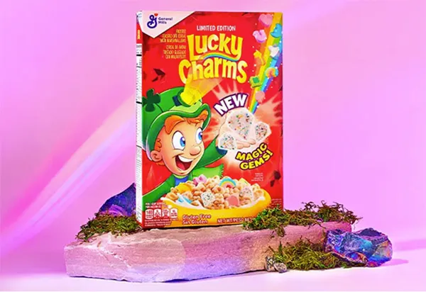 Lucky Charms' Limited-Edition Cereal Features Diamond-Sha...