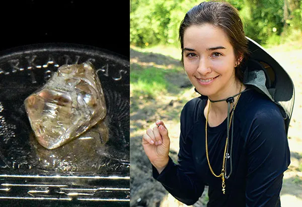 Read Article: NY Grad Finds 2.3-Carat Diamond on Her Last Day at Crater of Diamonds Park
