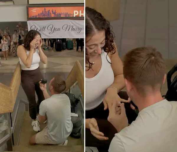 Read Article: From 'Welcome to Philadelphia' to 'Will You Marry Me?' - A Viral Airport Proposa