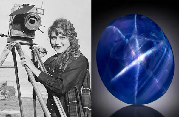 'Star of Bombay' Sapphire Was Gifted by Douglas Fairbanks to Mary Pickford in th
