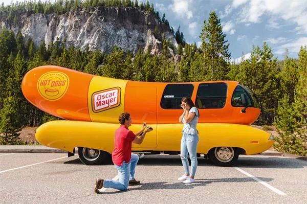 Now You Can Make the 27-Foot-Long Wienermobile Part of Your Epic Marriage Propos