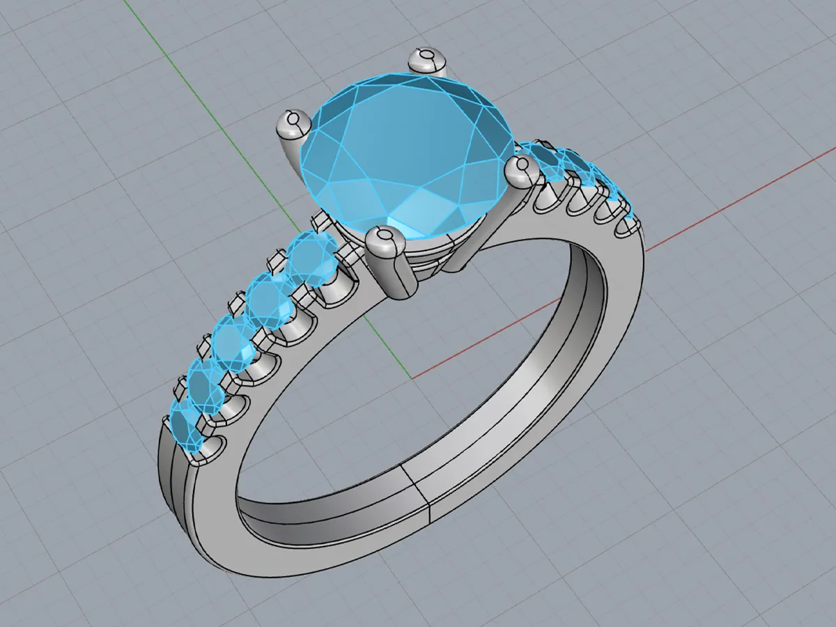 Step 3: Computerized Model After your concept is finalized and your order is placed, we’ll collaborate with you as we create a detailed computerized model, ensuring every element meets both your expectations and our standards before you approve the final design. DErrico Jewelry Scarsdale, NY
