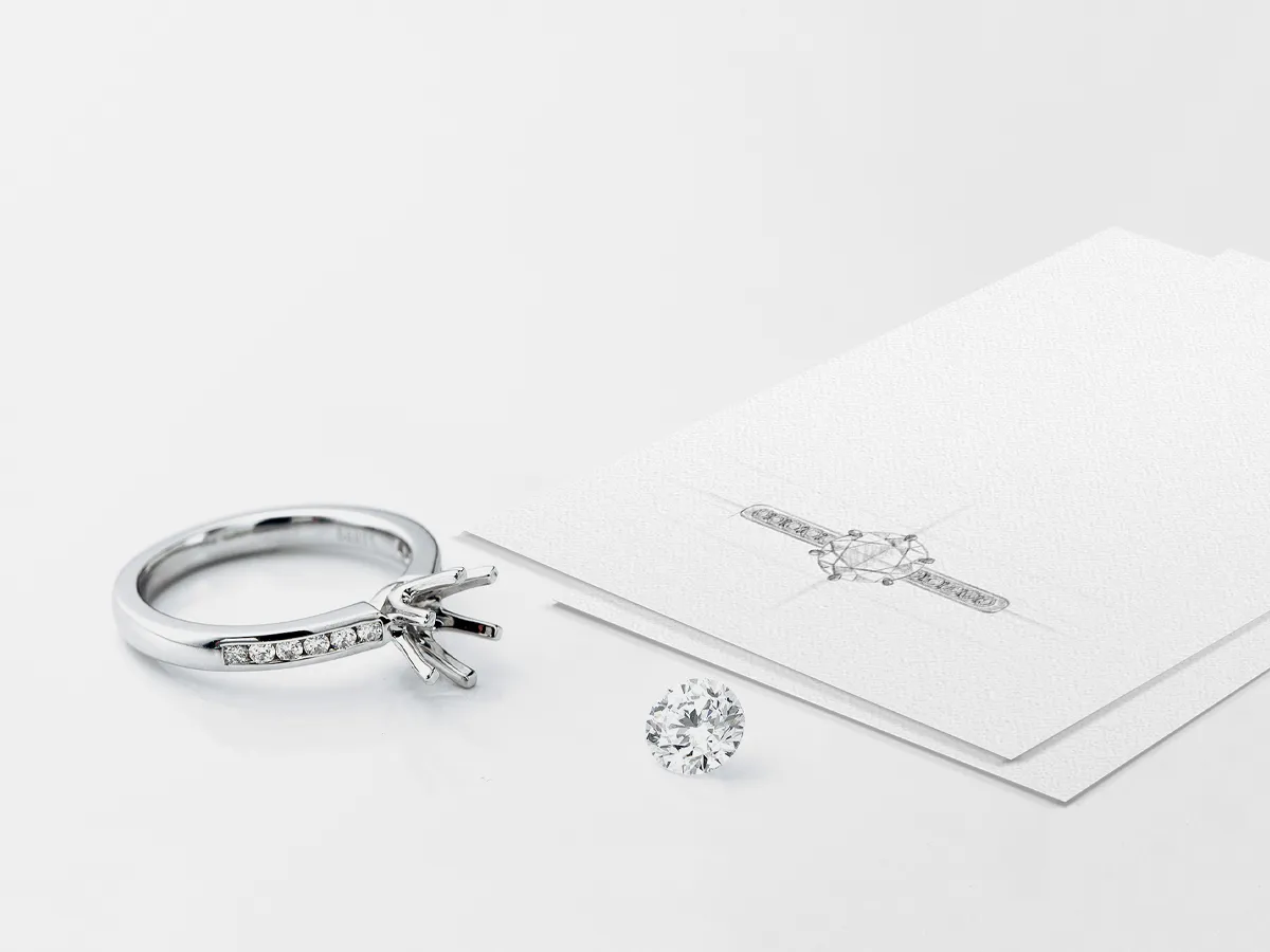 Step 1: Sit With Our Designer To get started, a consultation is held between you and one of our talented designers as your discuss the vision for your piece and get guidance on how best to maximize your custom jewelry journey. DErrico Jewelry Scarsdale, NY