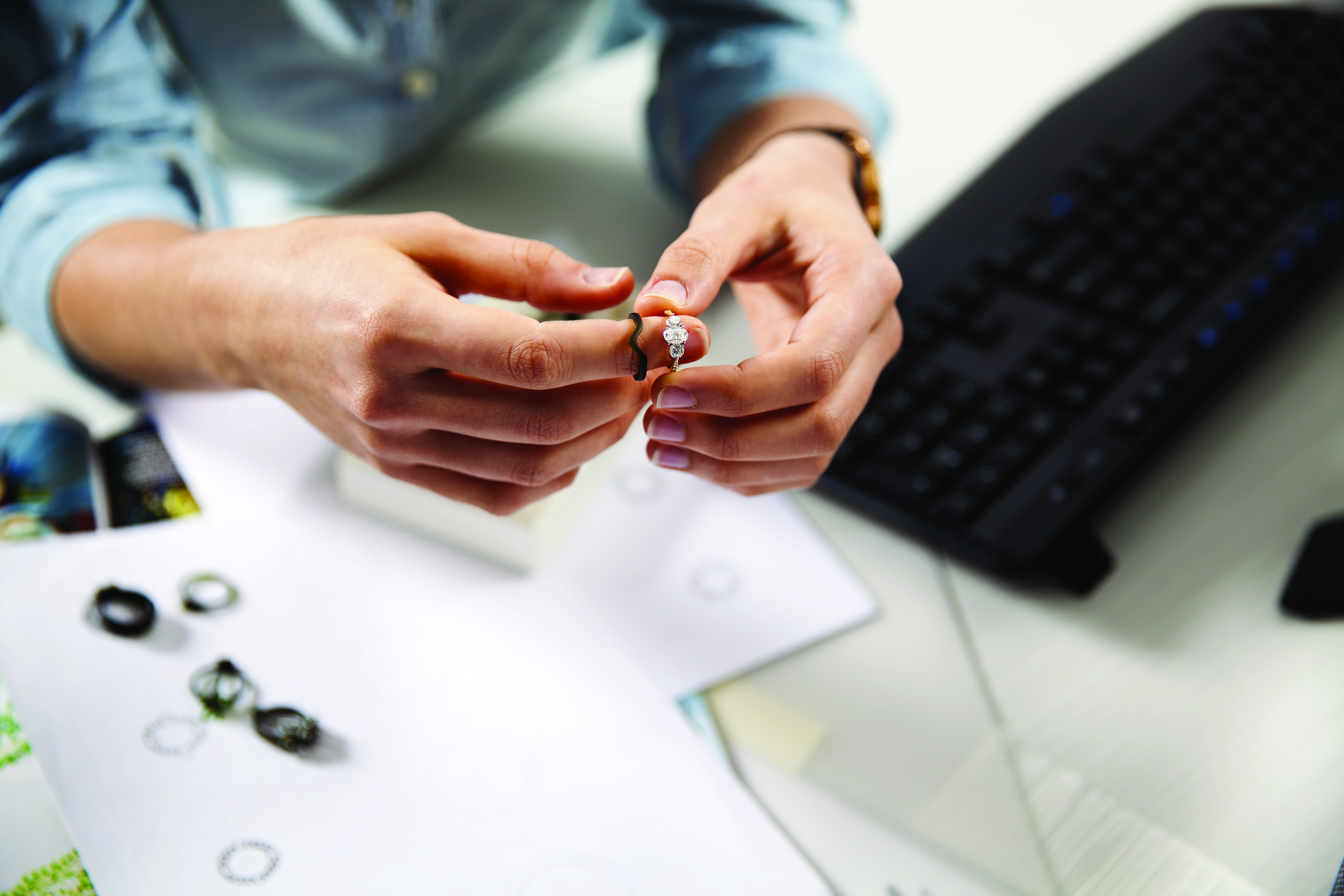 Perfect your custom jewelry design at Diamonds Direct St. Petersburg, FL