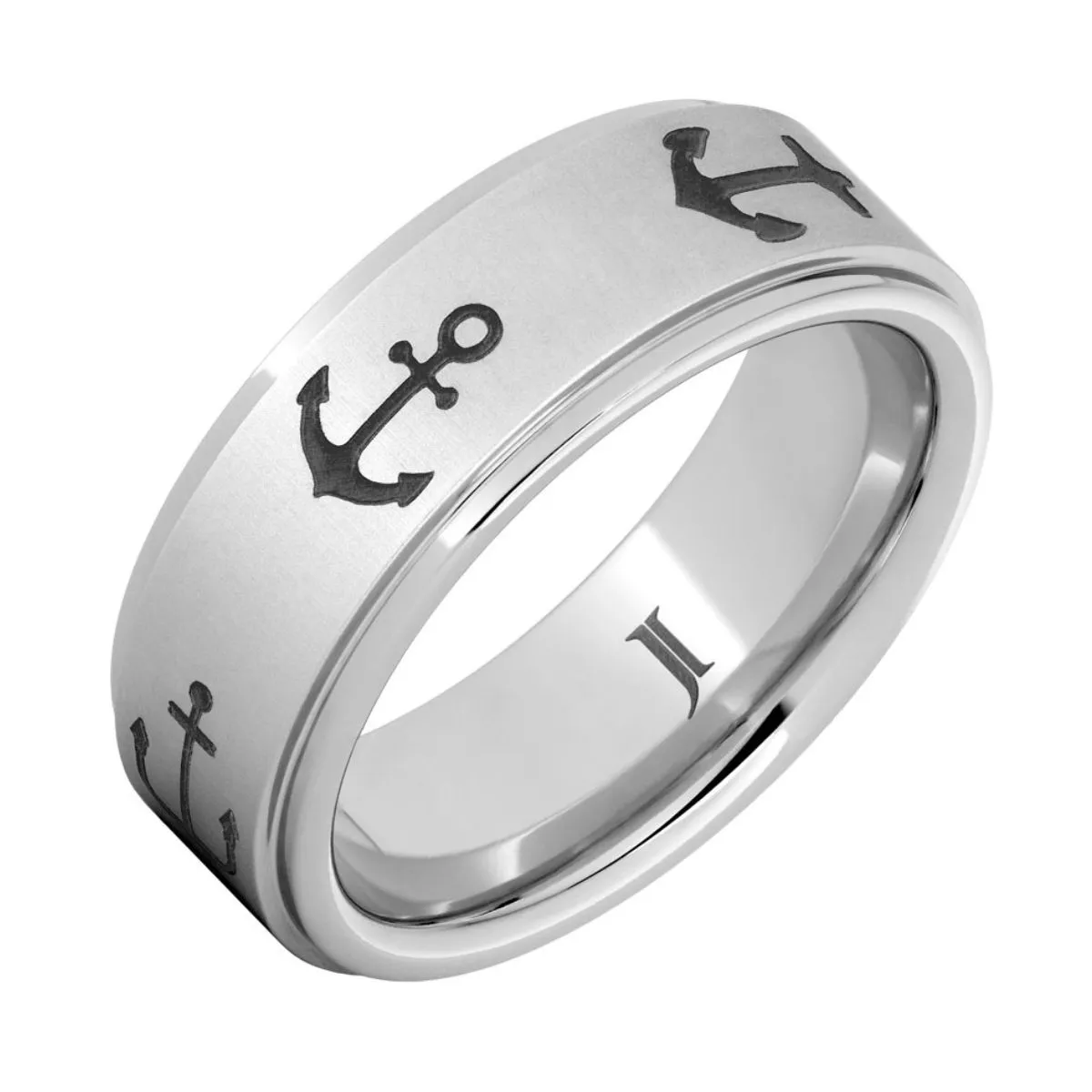 Anchor Wedding Band