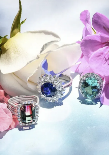 Remarkable Tiffany Ring Gemstone Ring White Stackable - Etsy | Stylish rings,  Natural gemstone ring, Gemstone rings