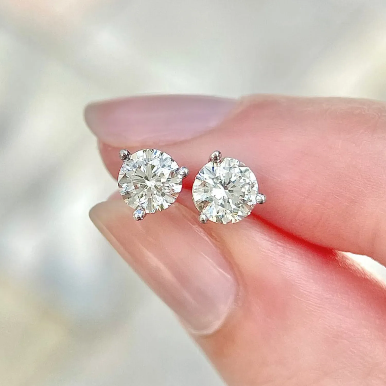 Sunshine Cut Diamond stud earrings available at Diamonds Direct St. Petersburg, FL