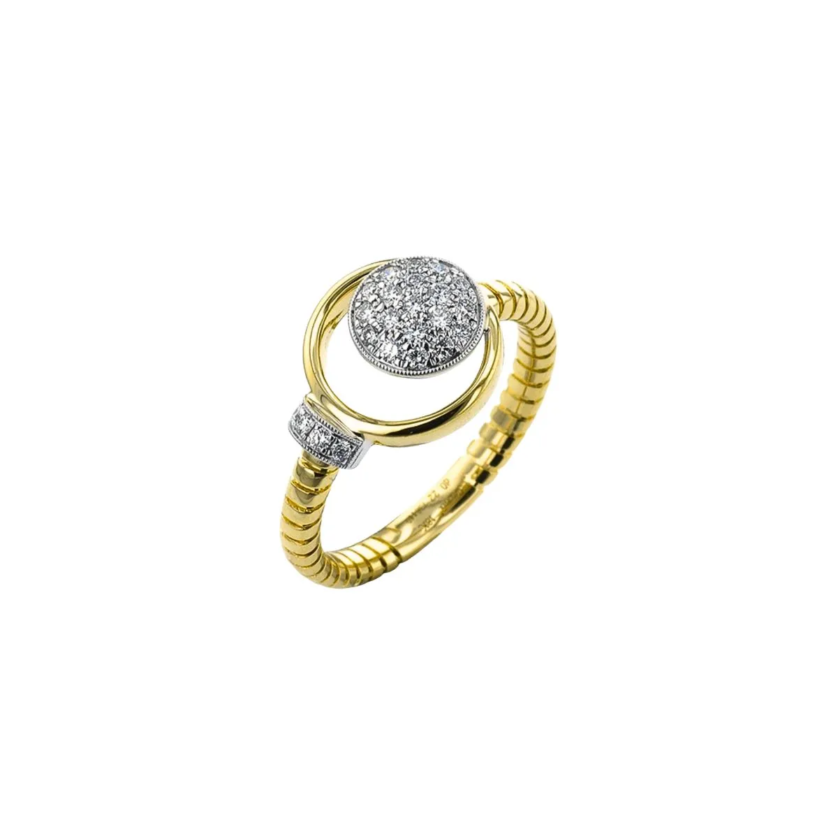 Two-tone diamond ring available at Diamonds Direct St. Petersburg, FL