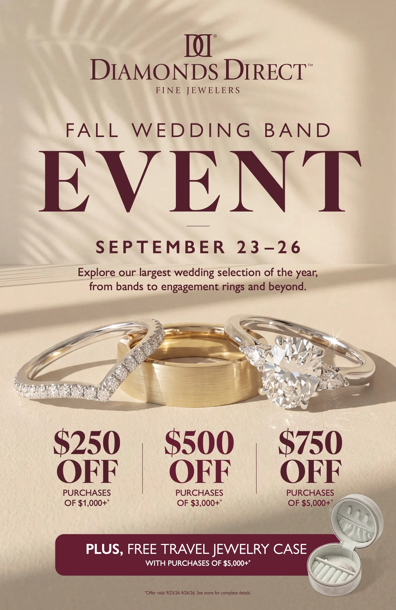 Wedding Band Event at Diamonds Direct