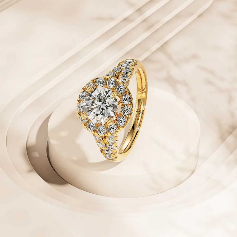 halo diamond engagement ring
 Diamond Source Jewelers Greenwood Village, CO