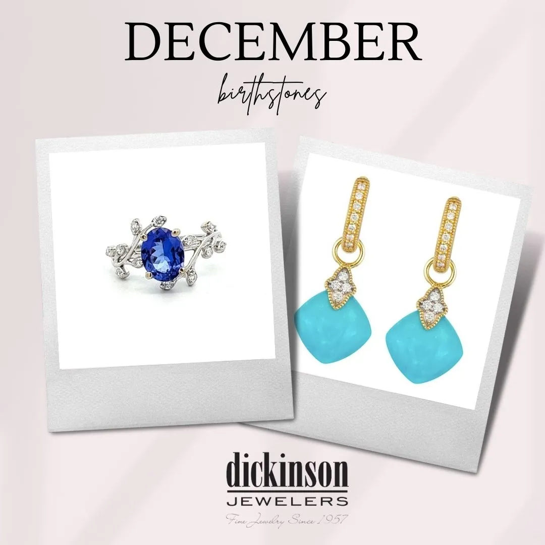 Turquoise and Tanzanite Gems Shine Bright This December
