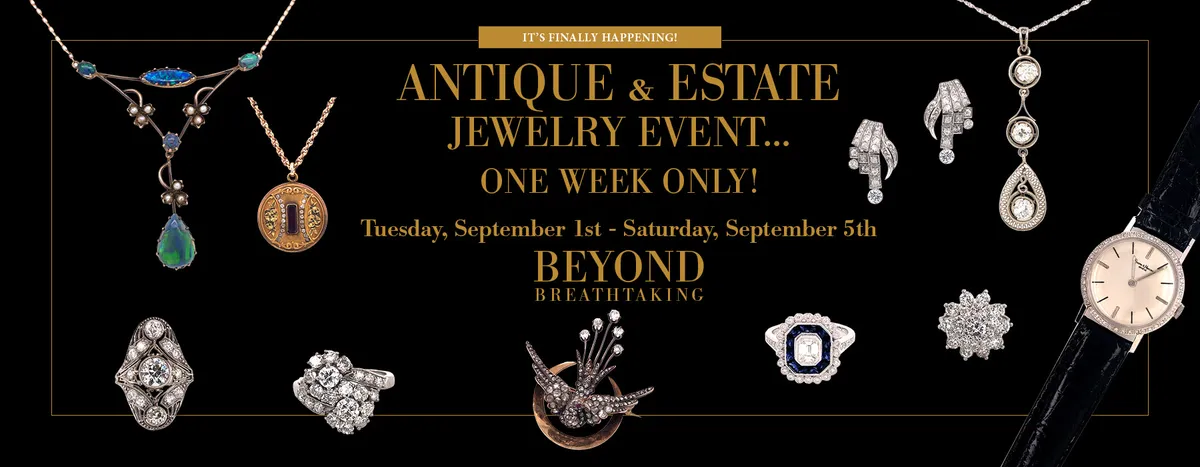 Antique and Estate Jewelry Event Sparkles