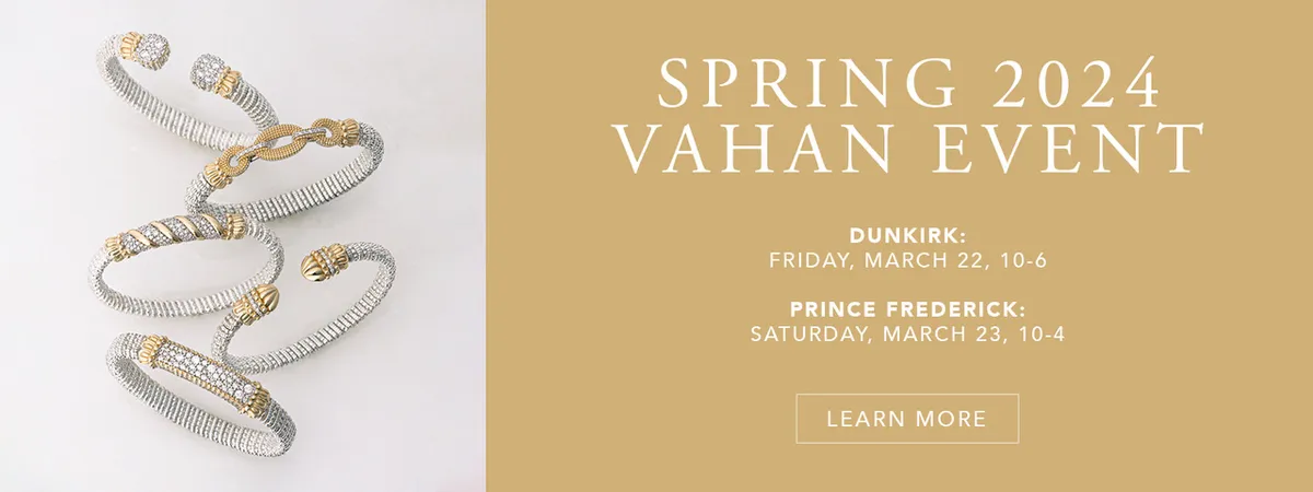 Elevate Your Style at Dickinson Jewelers' Exclusive Vahan Event
