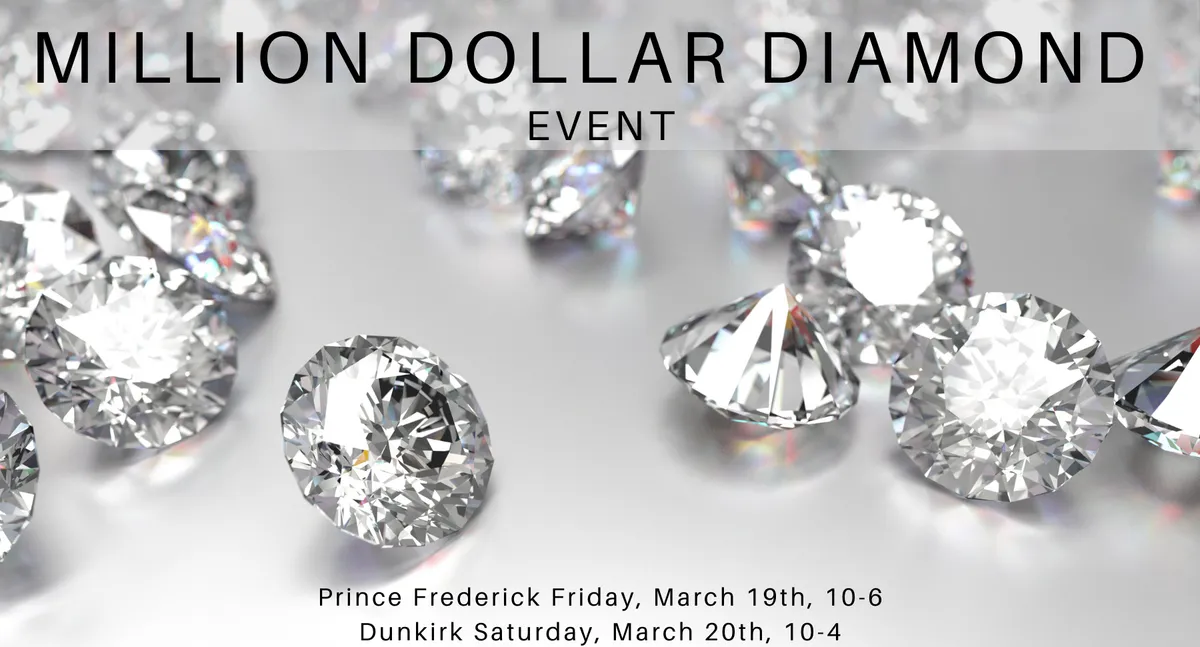 Get your sparkle on at our Million Dollar Diamond Event