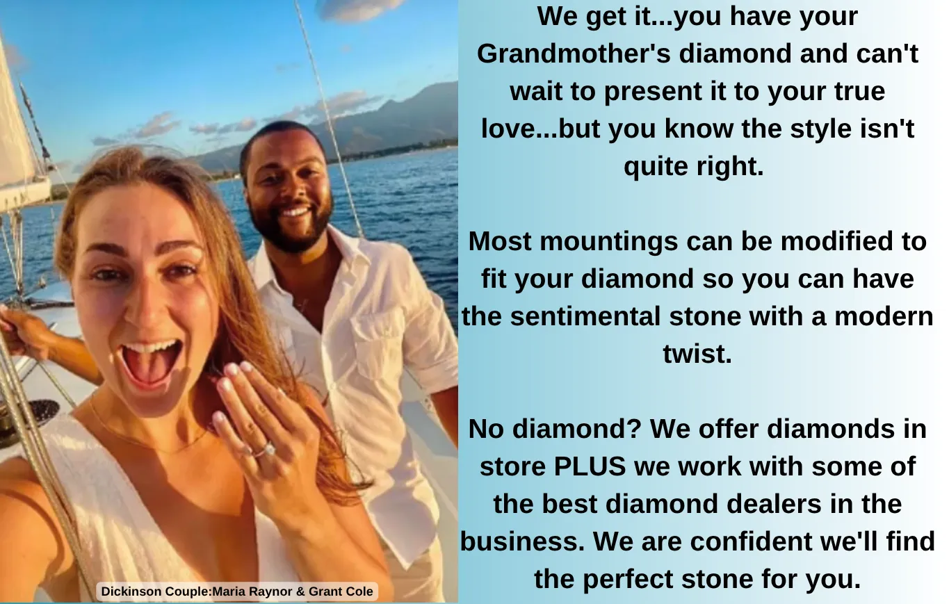 choose your mounting for your current or new diamond