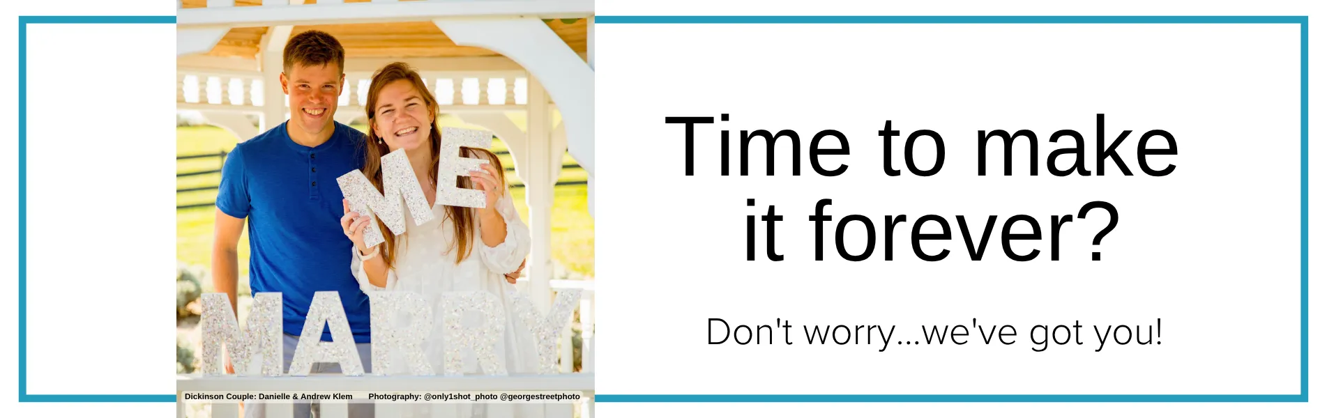 Time to make it forever?  Let us help you find the perfect engagement ring