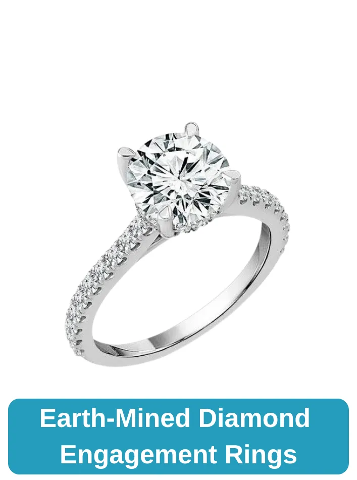 shop earth-mined diamond engagement rings 