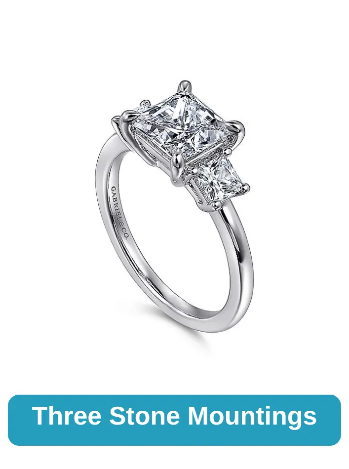 shop three stone mountings