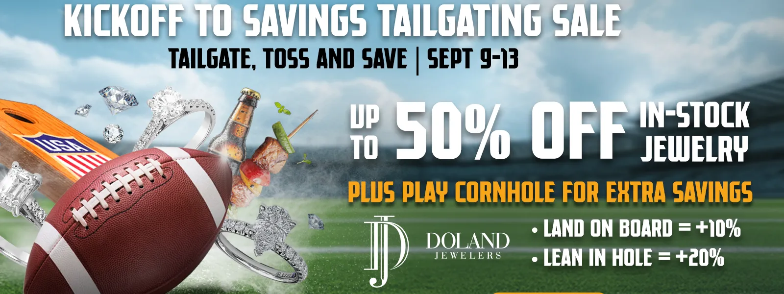 Kickoff to Savings Tailgating Sale