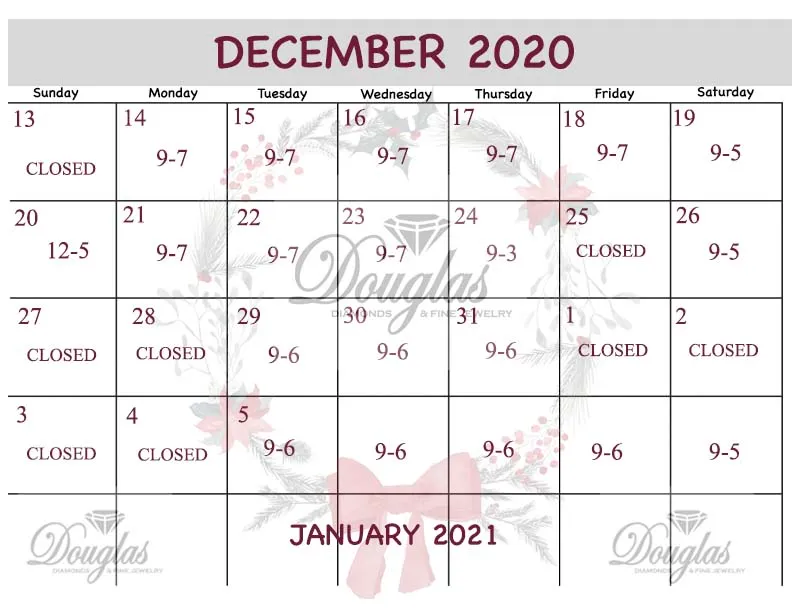 Extended Hours Dec 2020