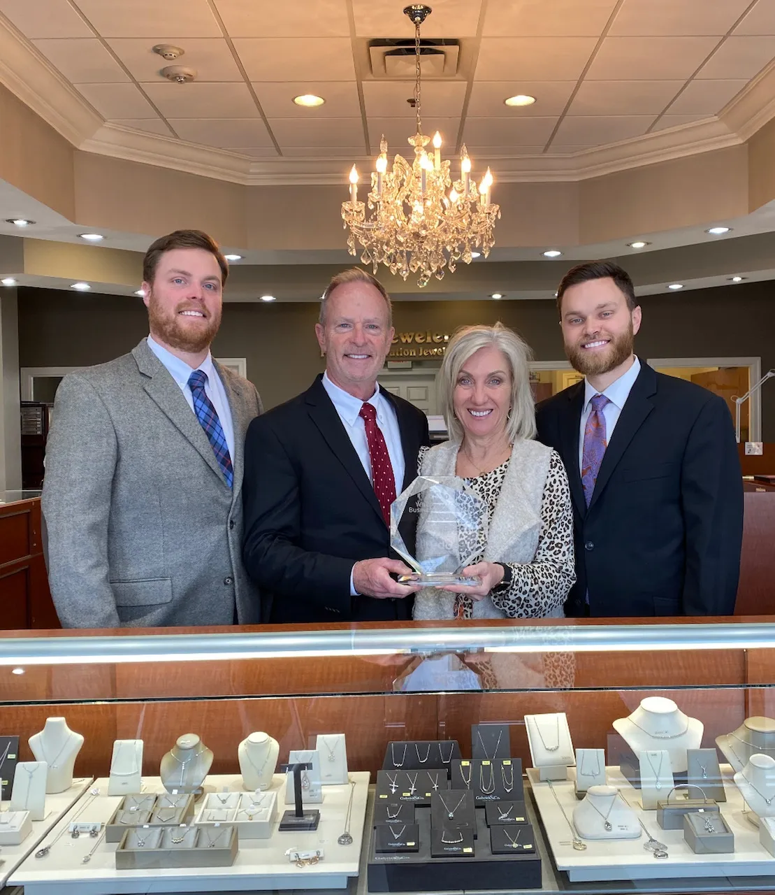 Falls Jewelers Wins 3rd William (Wag) Wagner Business Excellence Award