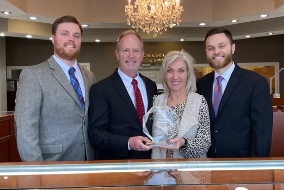 Spencer, Sam, Jane, Caleb Falls Falls Jewelers Edge Retail Academy Omaha, NE