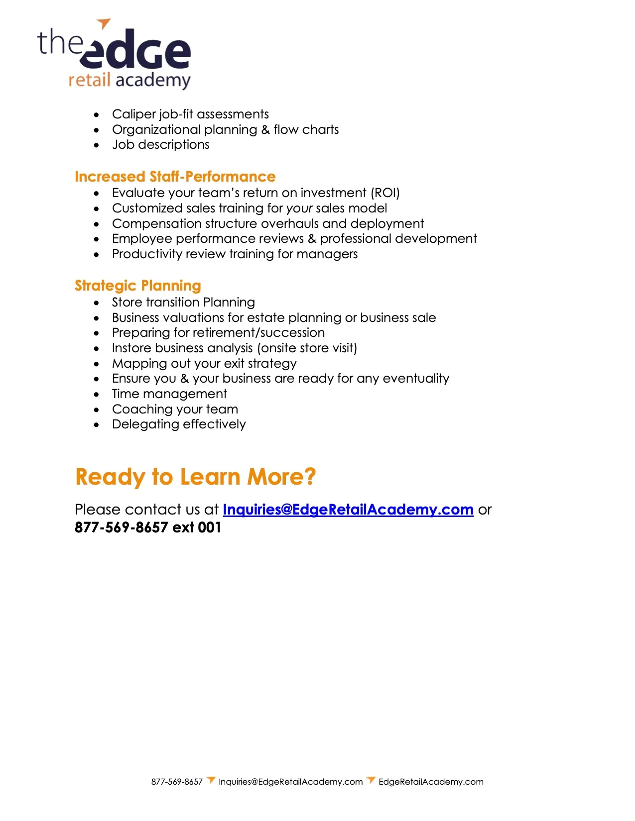 Edge Retail Academy Omaha, NE