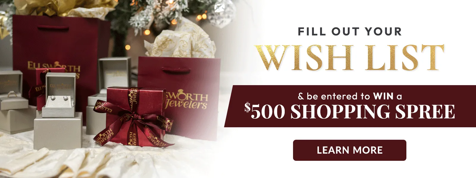 Fill Out Your Wish List & Enter To Win!