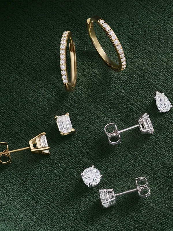 Shop Earrings Emerald Template ,