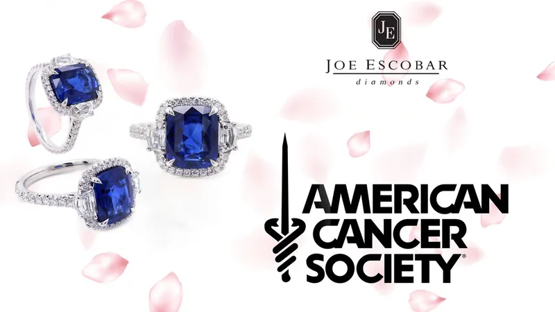 Read article: Joe Escobar Diamonds Donates Custom Blue Sapphire Ring to Benefit the American C