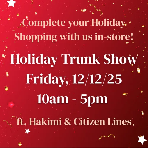Holiday Trunk Show Popup