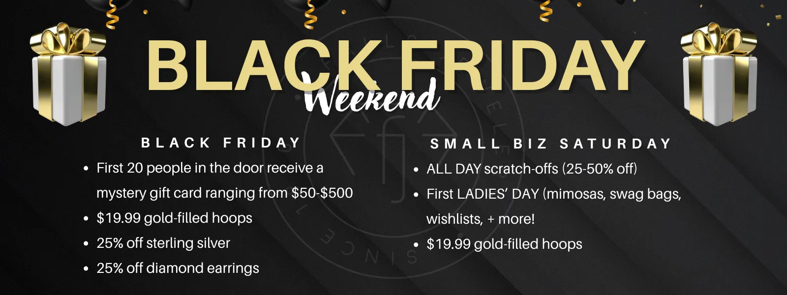 Couple lying in colorful autumn leaves, smiling and enjoying the moment. Click to explore Falls Jewelers for fine jewelry.