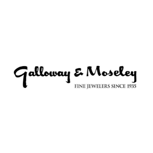 Official brand logo for Galloway & Moseley Fine Jewelers, established since 1935.